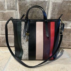 Fossil Camila Women's Backpack Handbag Leather Multicolor Size 13.5 X 11”